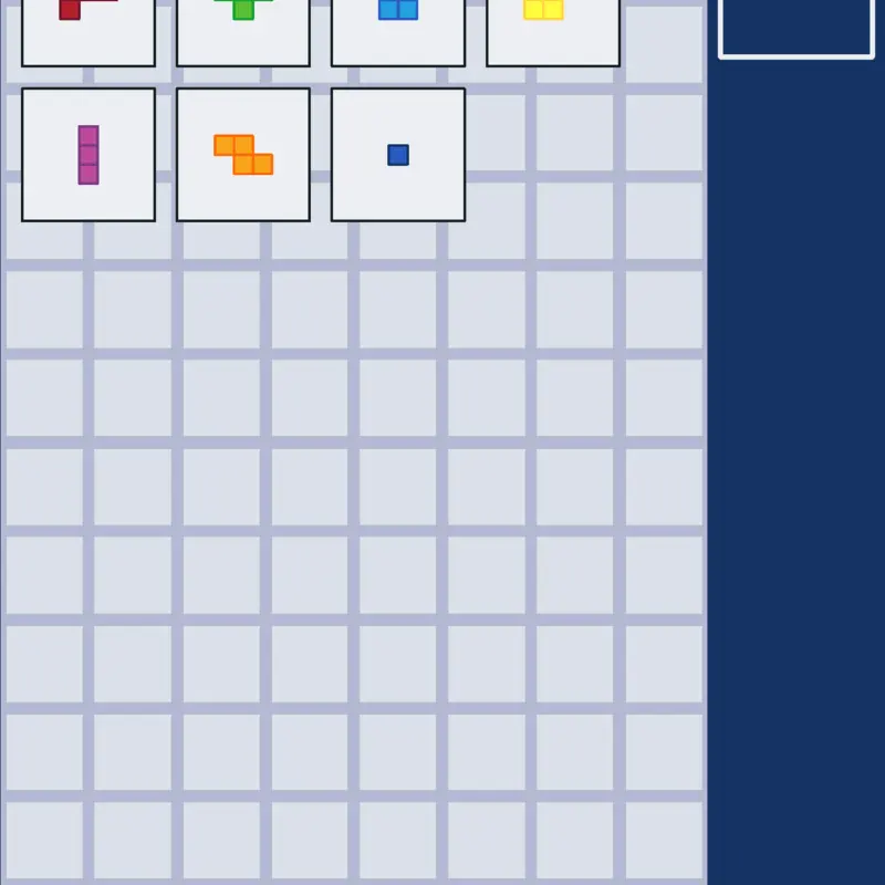 Tetris in castle by @Cmolty