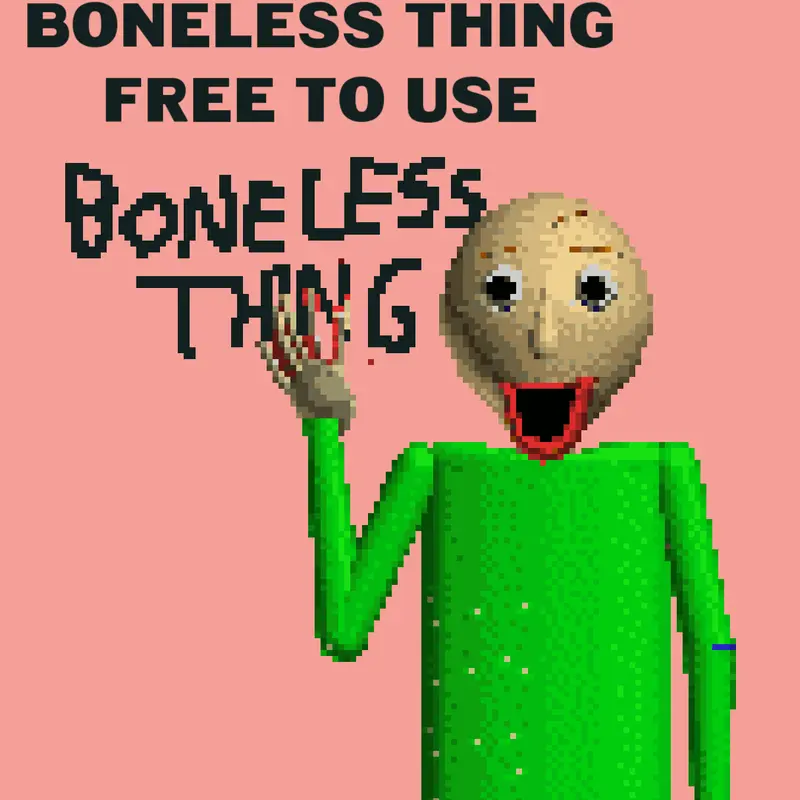 BALDI TOOK A BITE FROM A BONELESS THING by @RicardoPaloschi