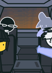 reverseblob makes a joke (lazy animation)...