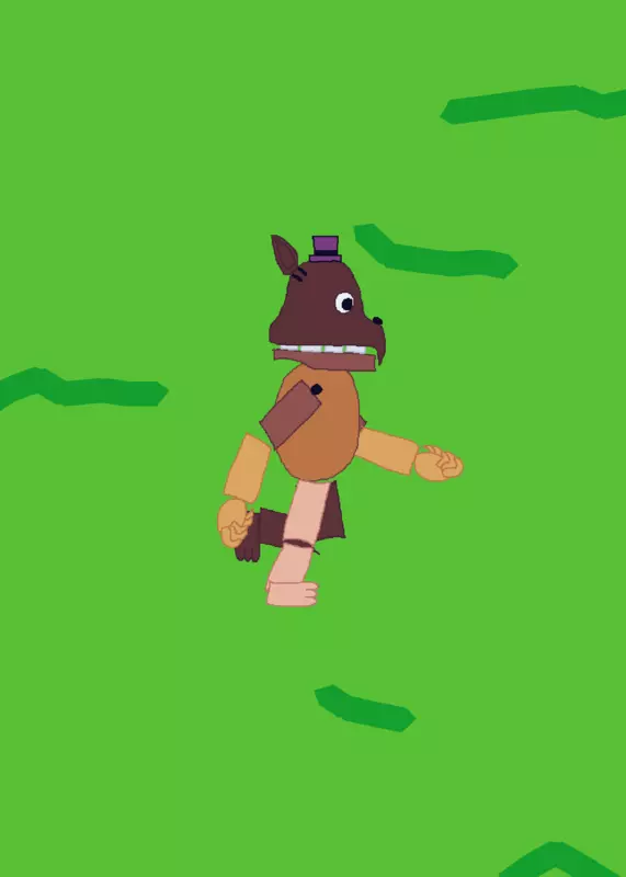 Sprinting Fredbear test by @Train12137