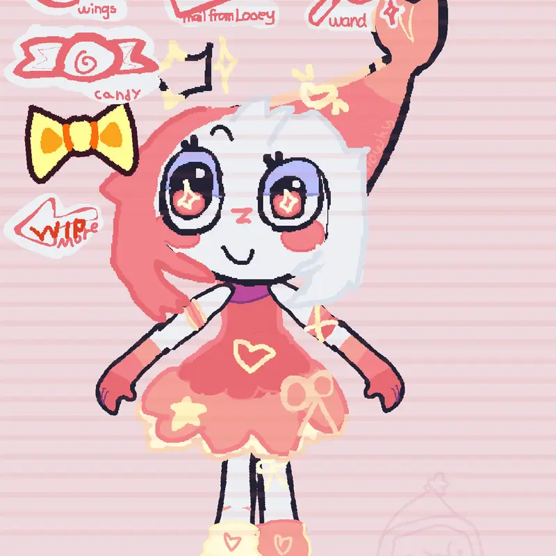 Shrimpo ragdoll except he is a girl by @kneenina
