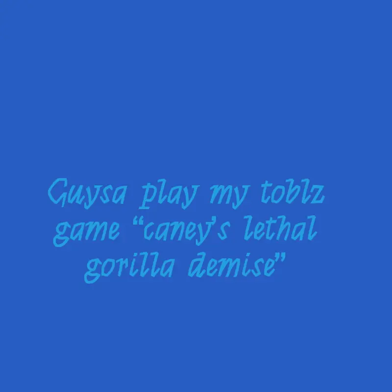 Game by @caney2