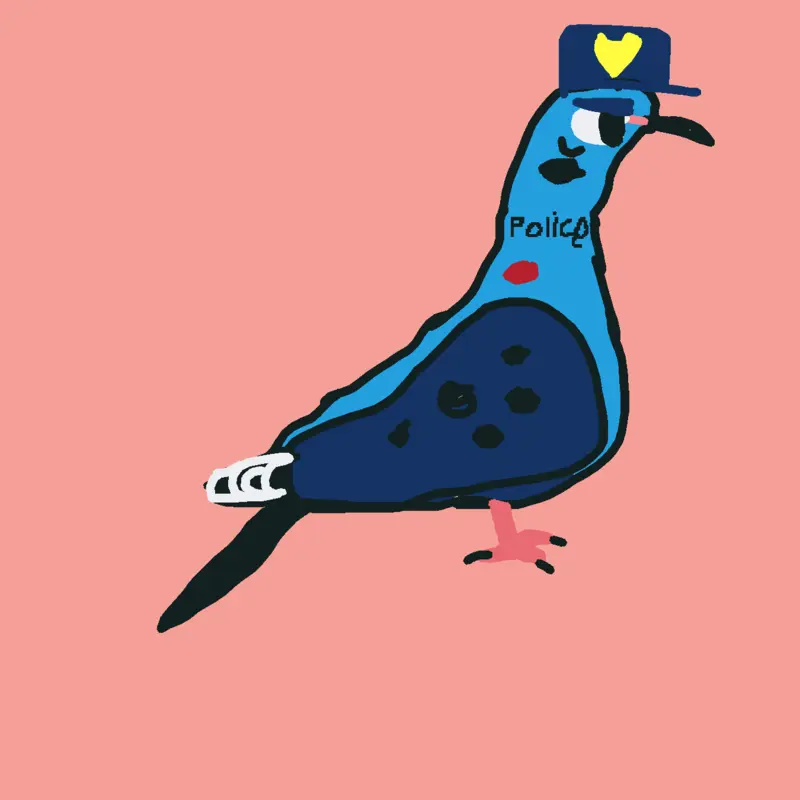 Poilce dove by @mrmattbro