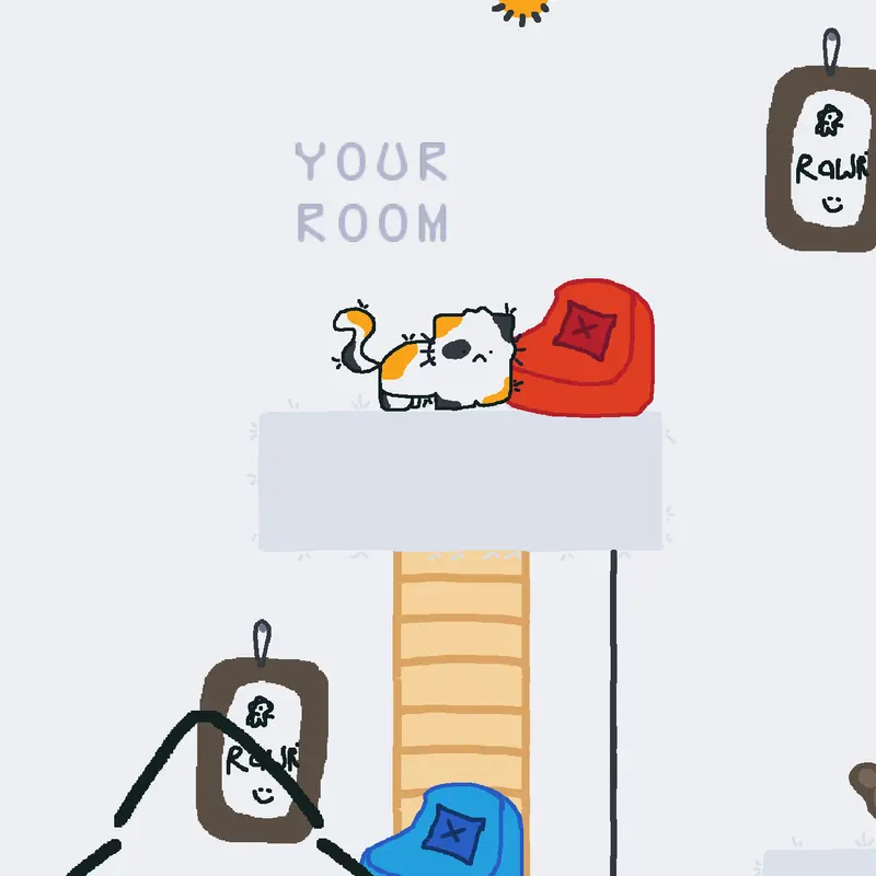 Cat condo by @markerproduces