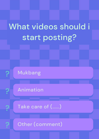 What should i start posting?