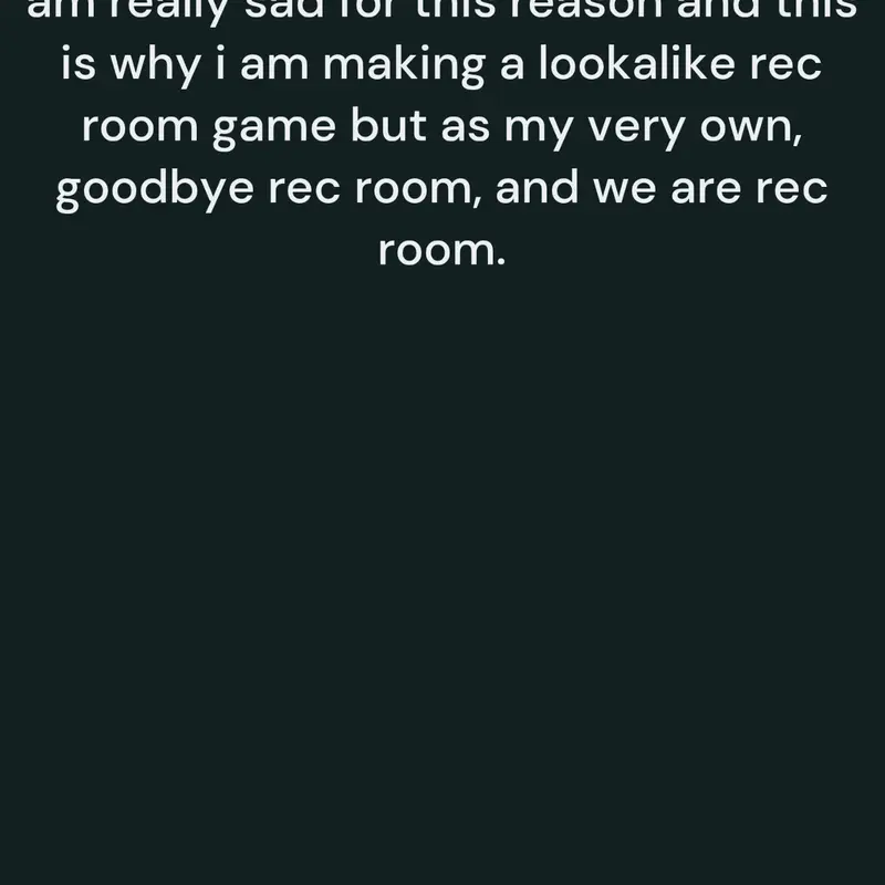 Rec Room by @Volinoy