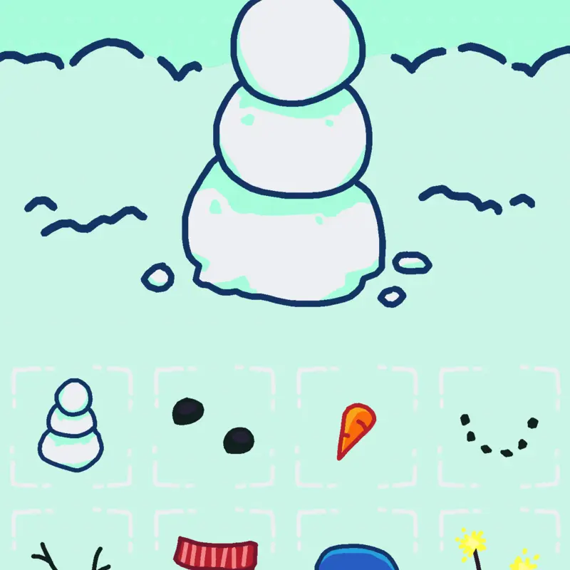 Snowman by @Flur