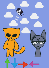 Dear cat VS Gray