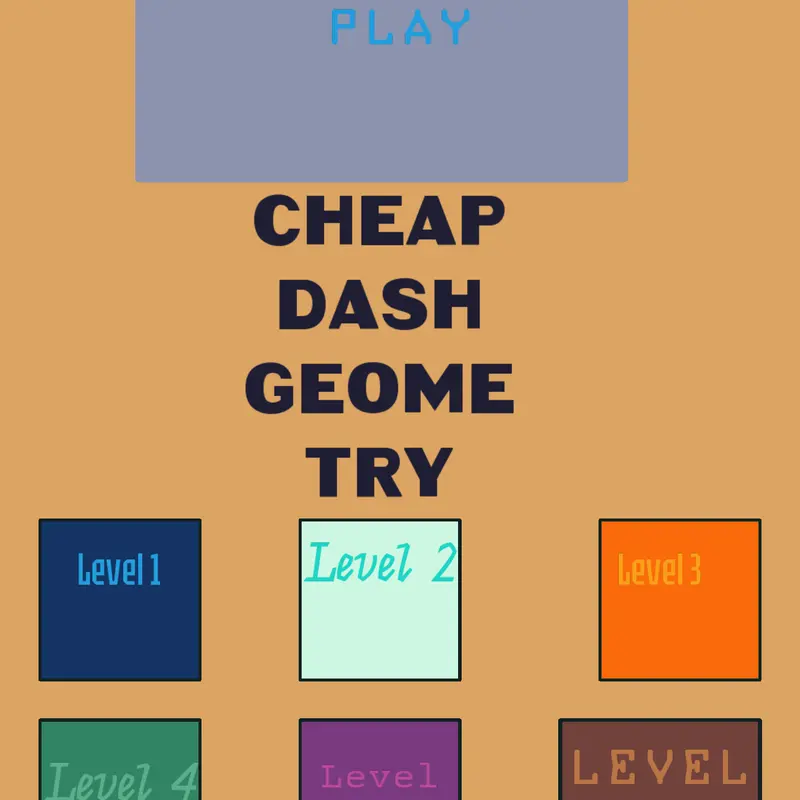 Want to play Geometry Dash but don't hav by @white_crew