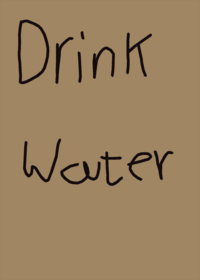 Drink a water