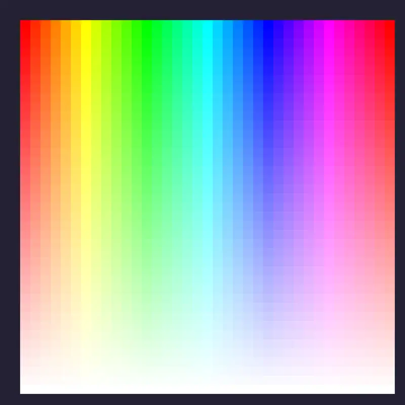 hsv to rgb to hex by @Macawzin
