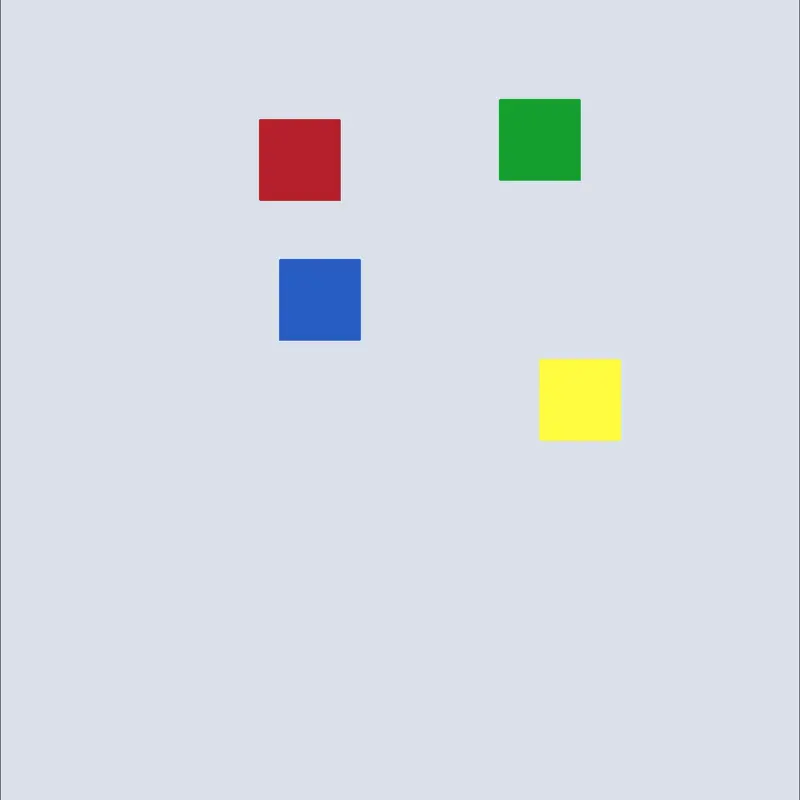 Red vs Blue vs Green vs Yellow by @Iviviv91