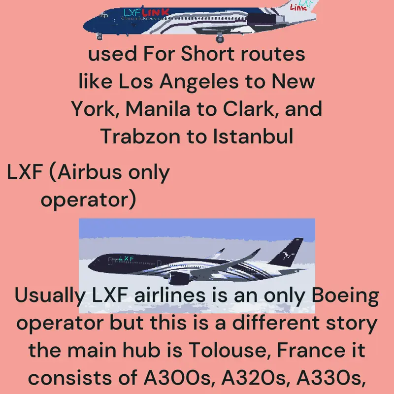 Planes by @LXF_Airlines_official