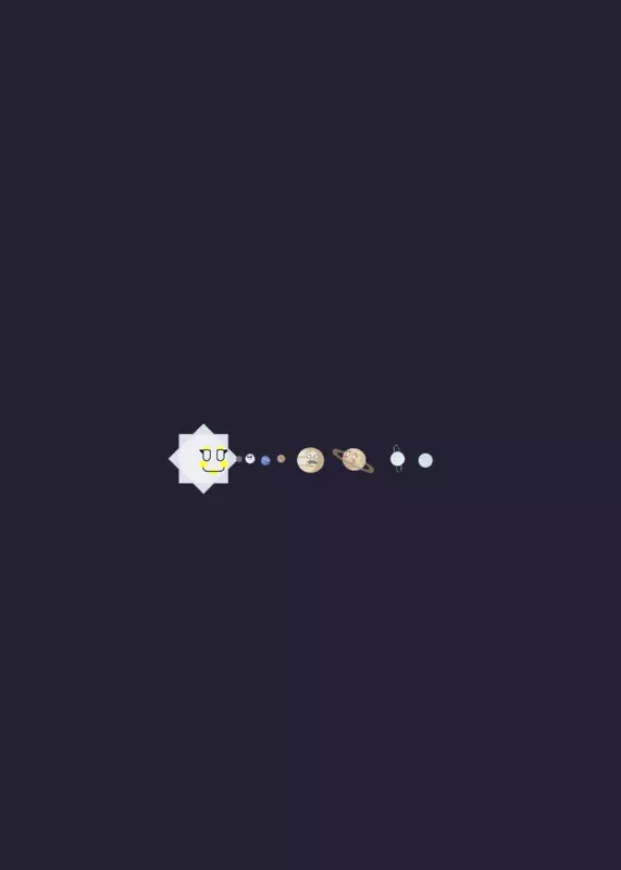 Celestial orbs in blueplanet style by @kepler-23576