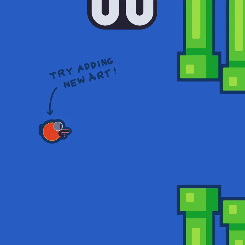 Loud flappy bird by @mellogamer