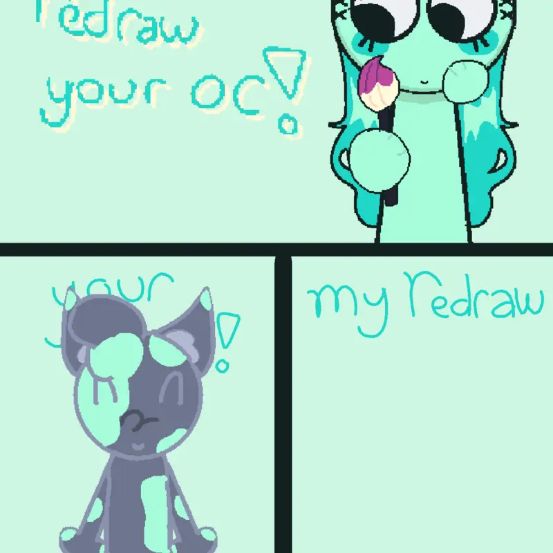 Redrawing ocs by @sw4n-g0d