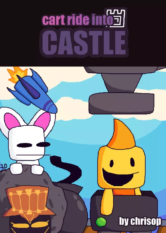 Cart Ride Into Castle by @chrisop