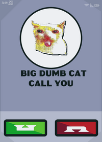 CALL BIG DUMB CAT AT 30:00 AM!!1!1