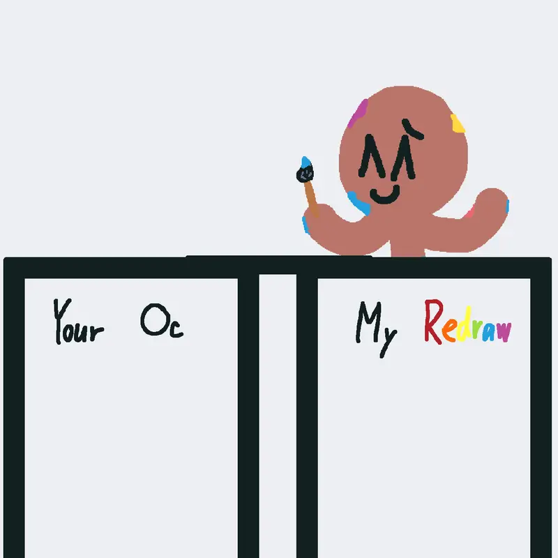 Redrawing ocs for free by @Corn_dog_guy_official