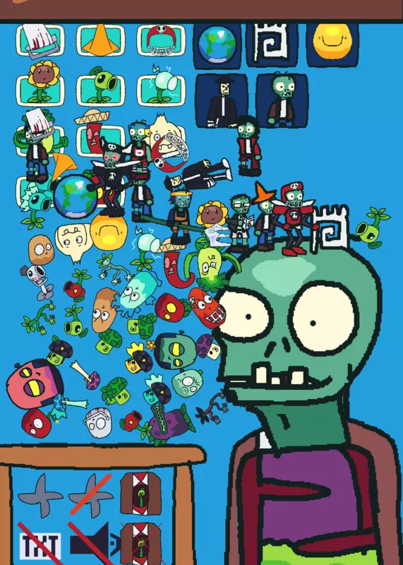Pvz feed the zombie by @el_chicharito_pro