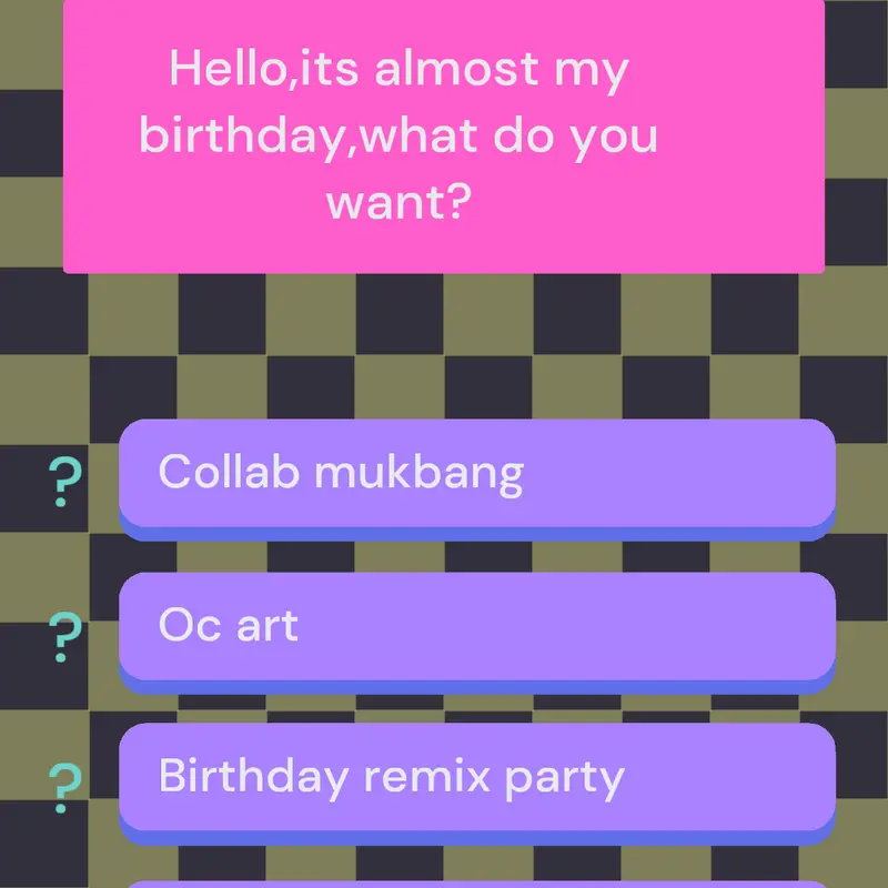 Birthday desicion by @Haileycute10