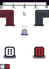 Randomized cube vs uh game
