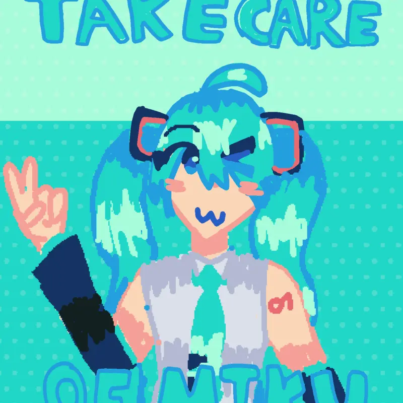 Take care of Hatsune Miku!! by @iamdracky