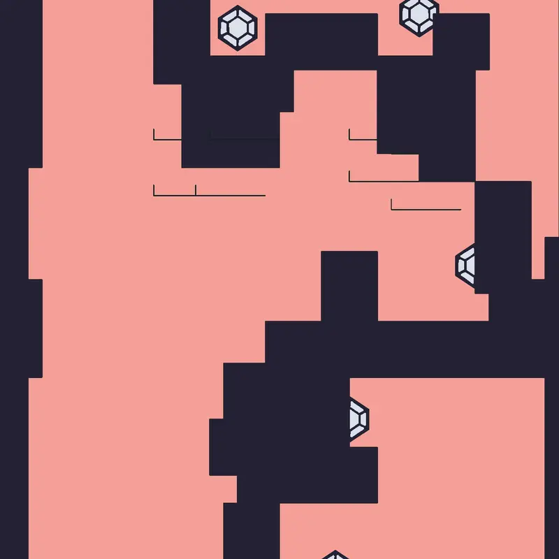 Collect all gems in a single room. by @YER1