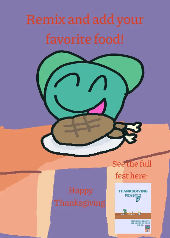Thanksgiving 2026 by @Saladthebear