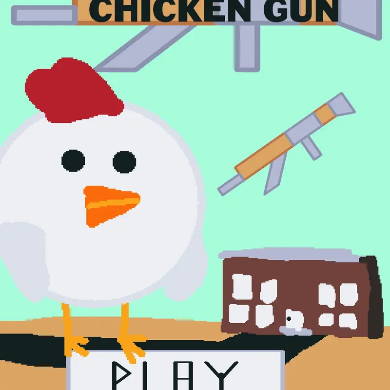 Zombie Apocalypse Chicken gun ig. by @Creator_Ben