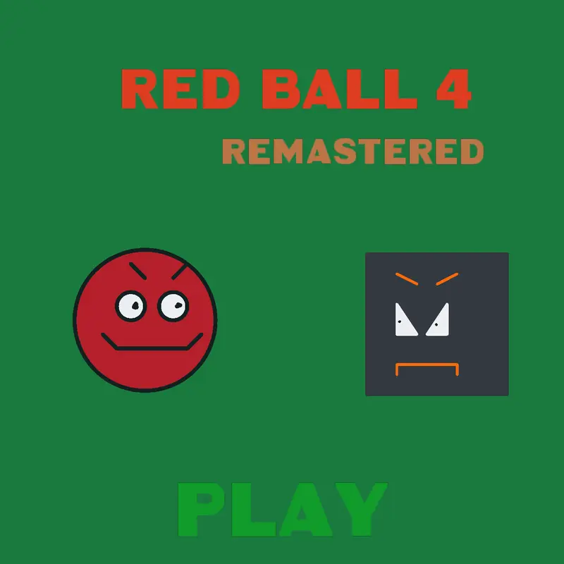 red ball 4 game remastered (12 levels) by @appleleafguy622