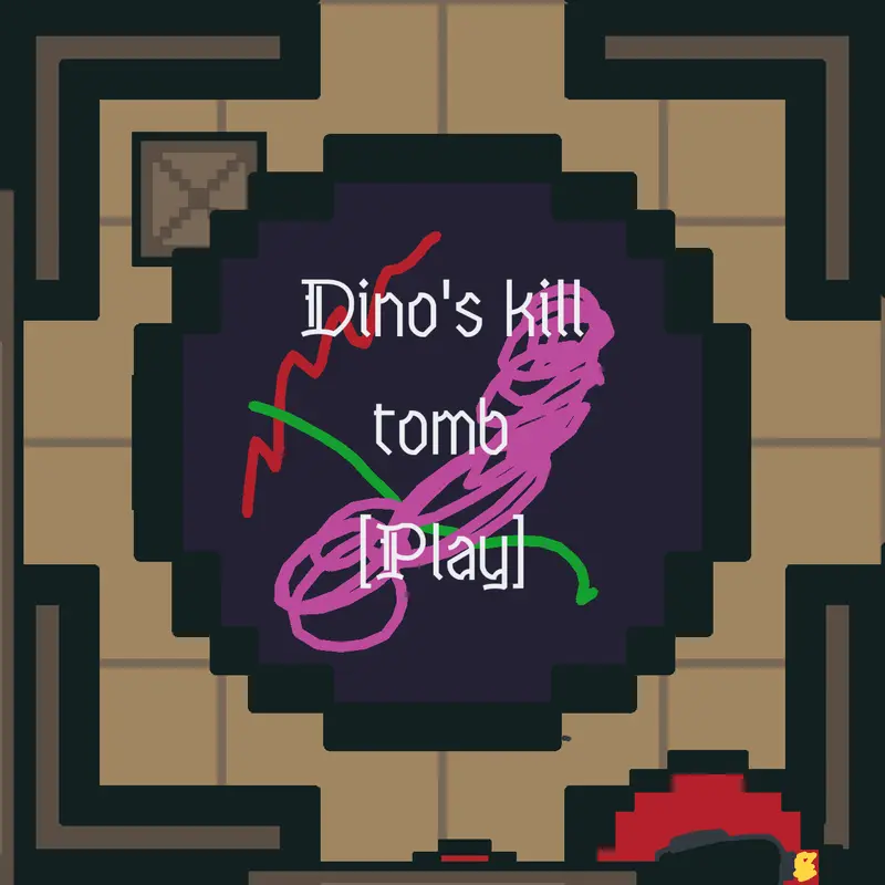 Dinos kill tomb by @IAMBABY