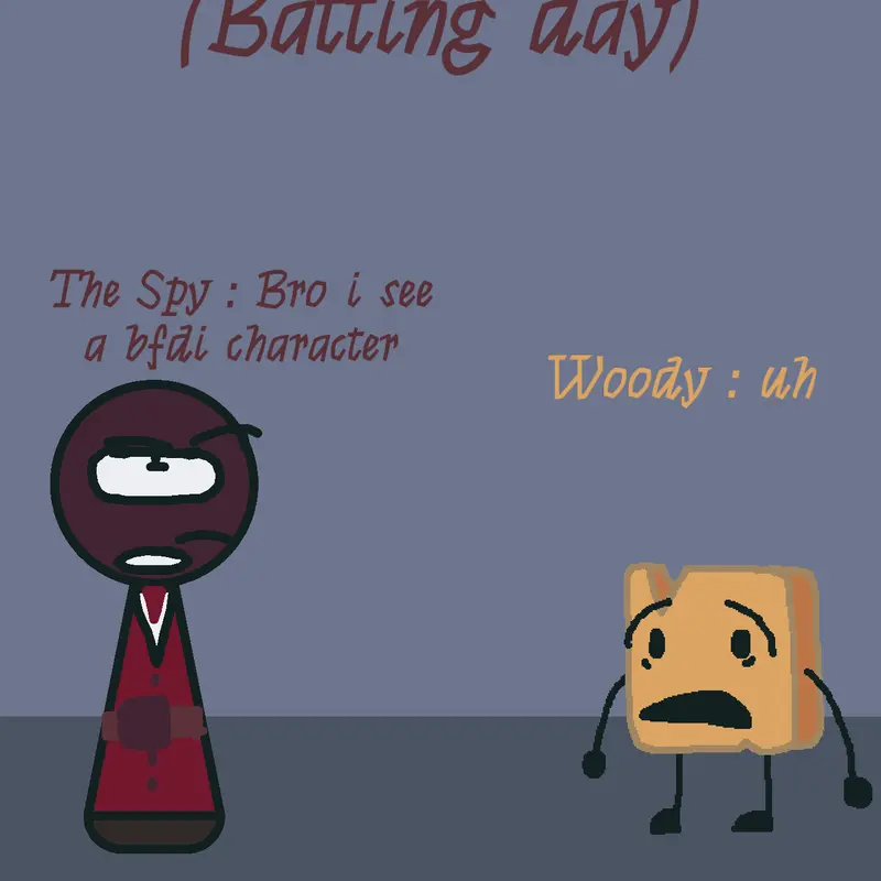 Woody bfdi! by @Marker_SpookyAcc