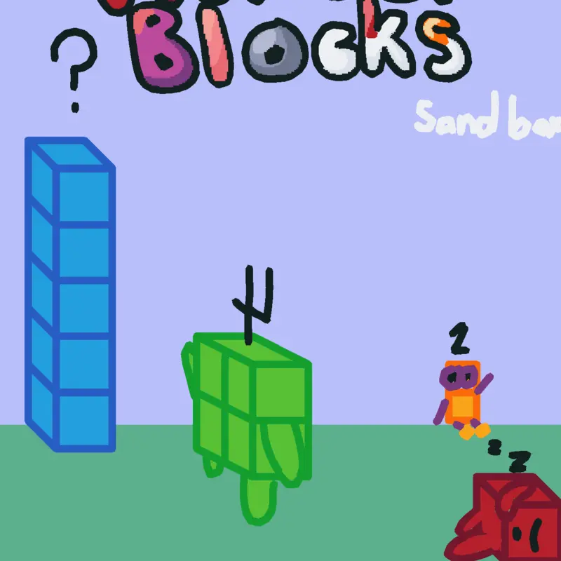 Numberblocks sandbox remastered by @natanael_garcia