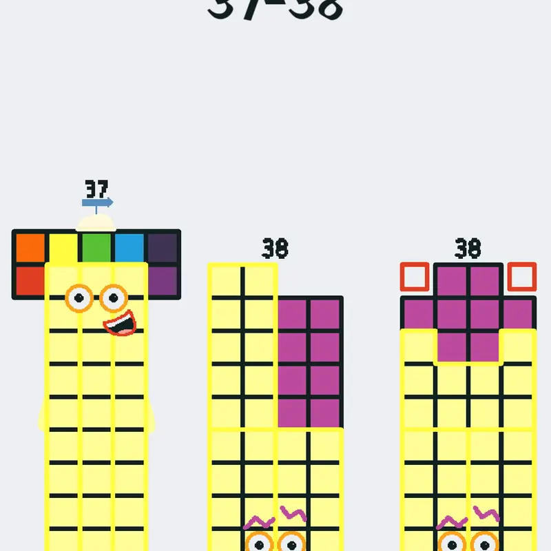 numberblock 39-38-37 by @Kererxd