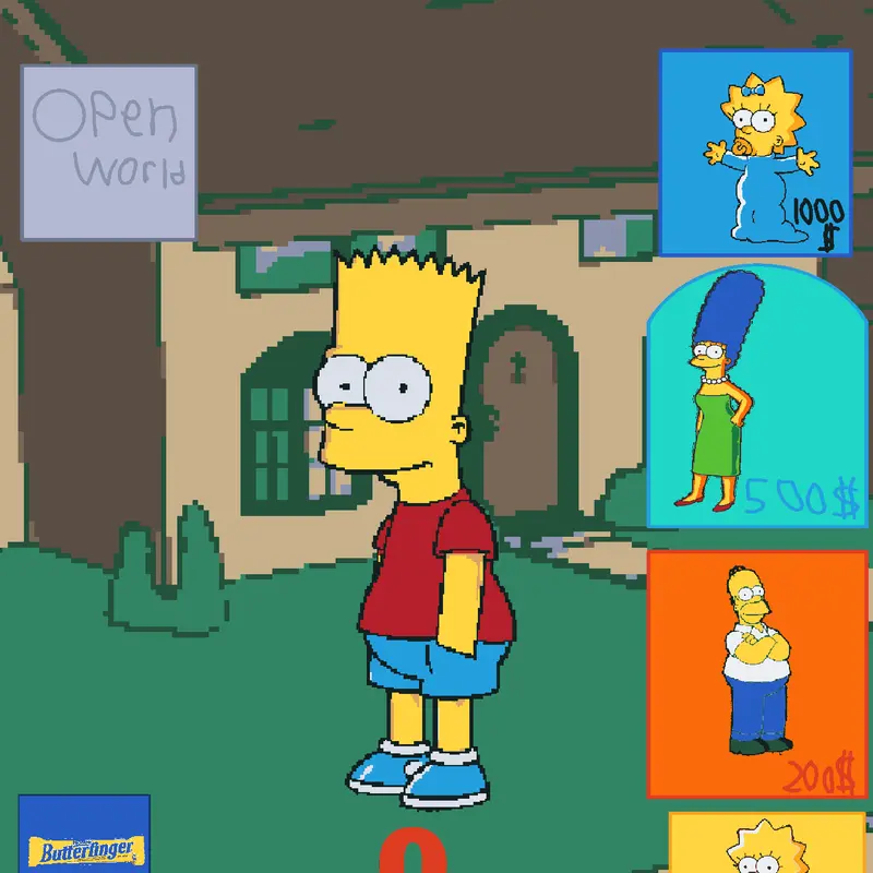 Simpsons clicker by @domerboi35