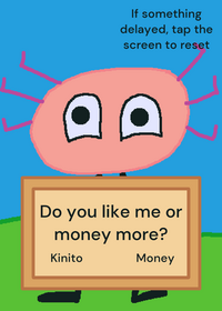 The money green meme but Kinito instead!