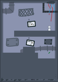 Weird no-ui platformer Ignore that last tag