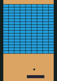 Brick breaker game