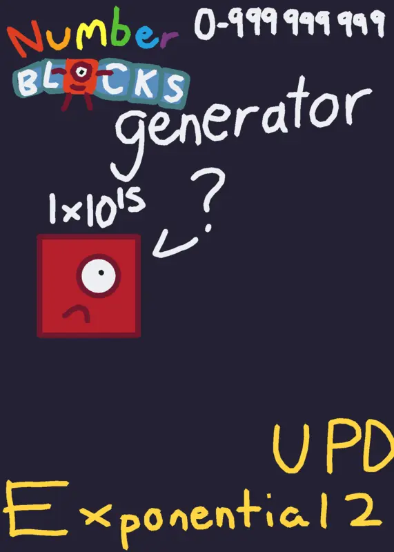 Numberblocks generator by @AyaanOmar