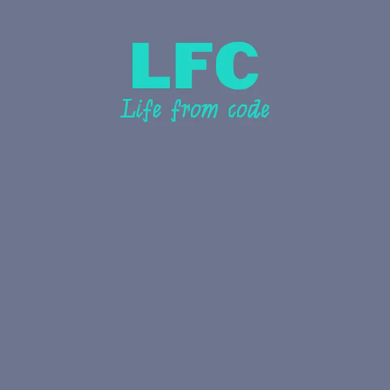 Life from code 2 by @oilyfoot65