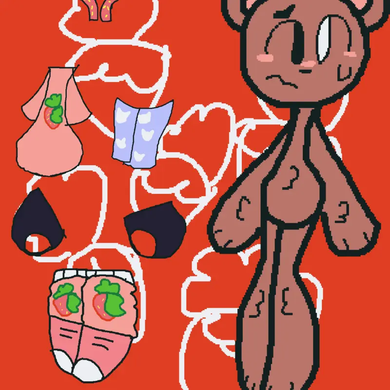 Oc dress up wip by @foxyyyy_fnaf