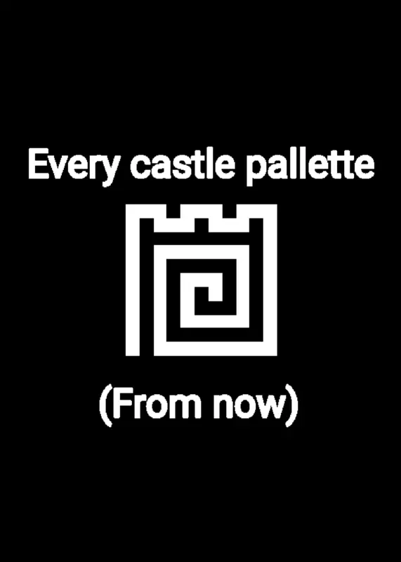 Every Castle pallette by @Emanoko
