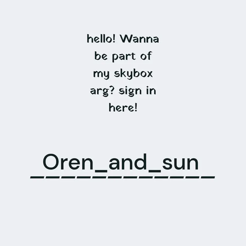 Game by @Oren_and_sun