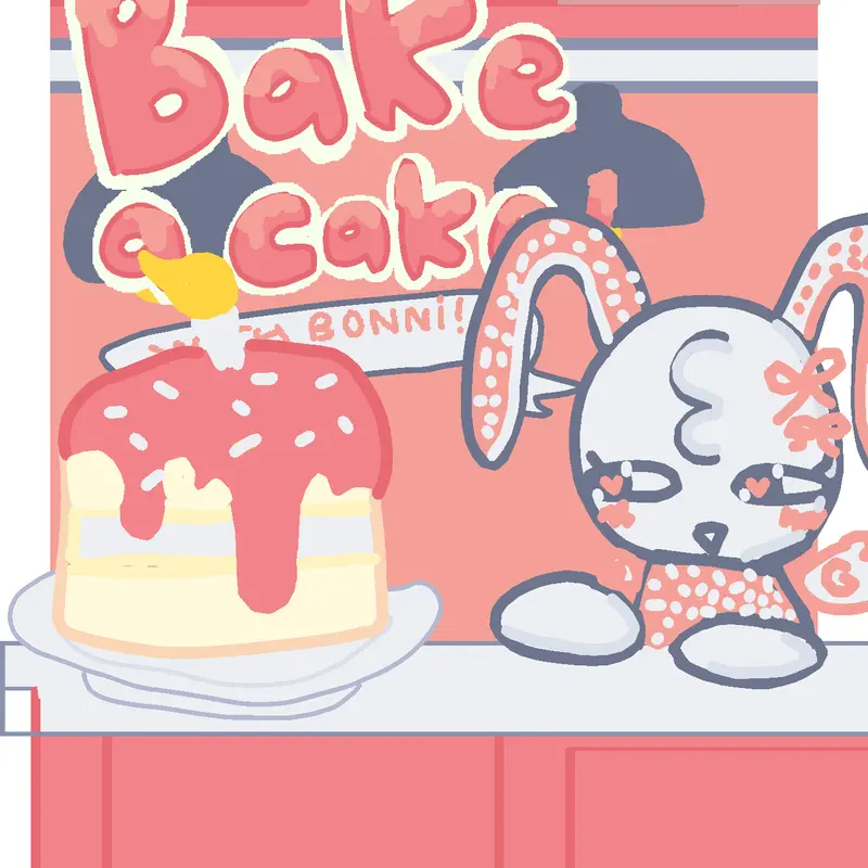 Bake with my new oc(bonni) by @starsprinkles