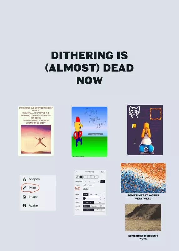Dithering is (almost) dead by @Romania-world-real