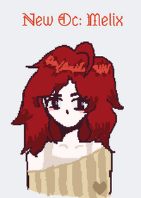 New oc: Melix!!!!!