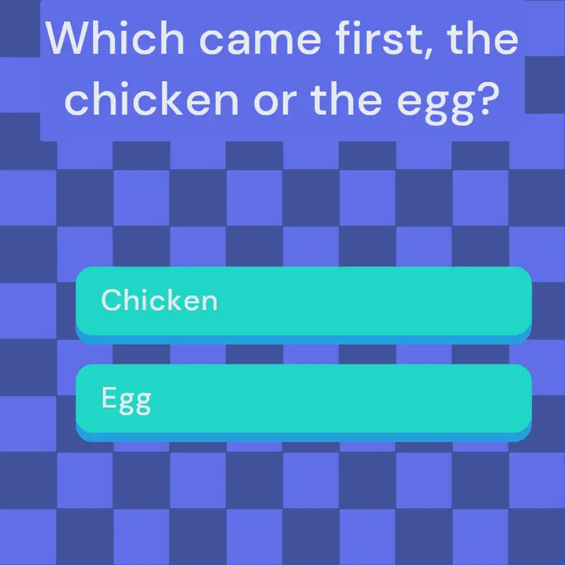 Which Came First? by @Extravanificent
