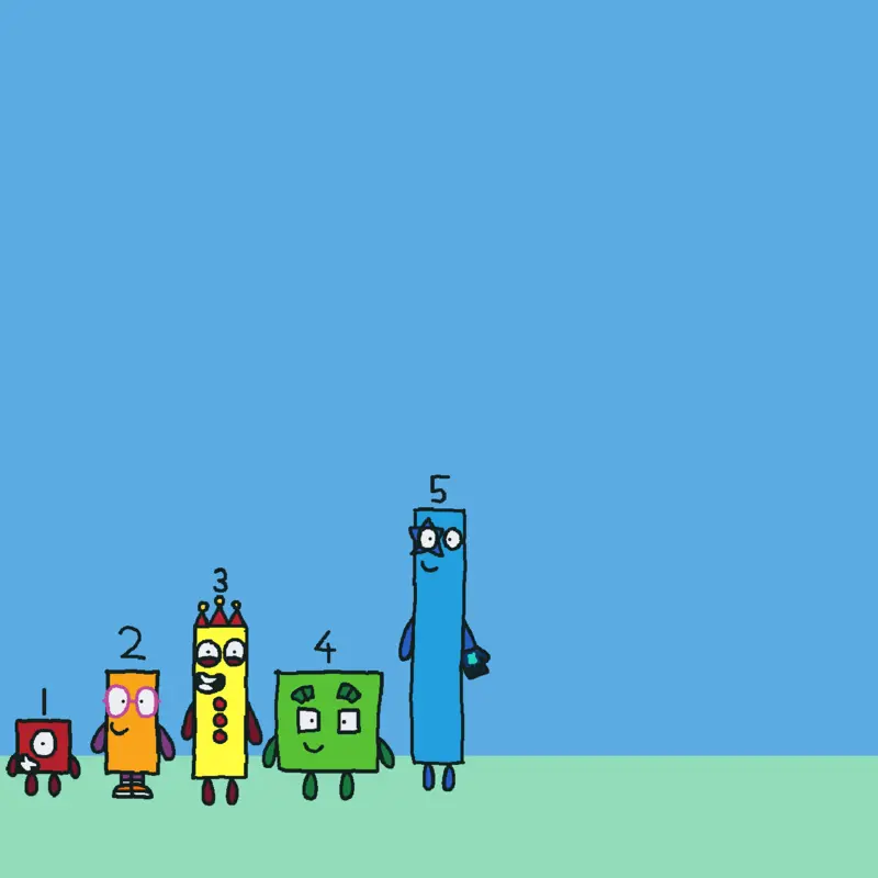 Numberblocks playground! by @Benjaminbirdsworld