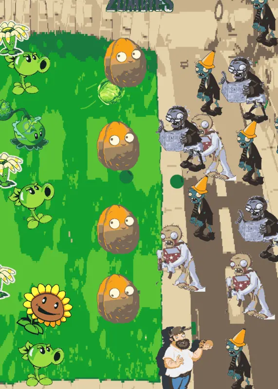 Pvz 1 (2 soon) by @Baldi99